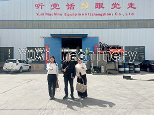 Customers visit the factory