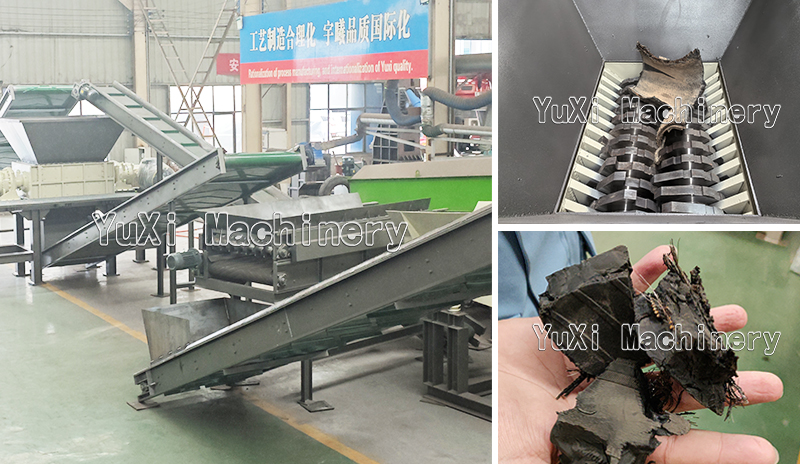 Tire Shredder 1 tire shredder