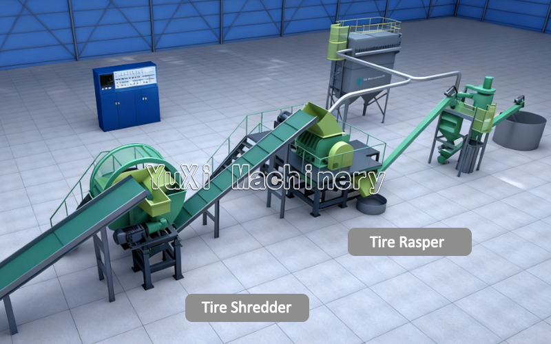 Tire Wire Steel Separation System