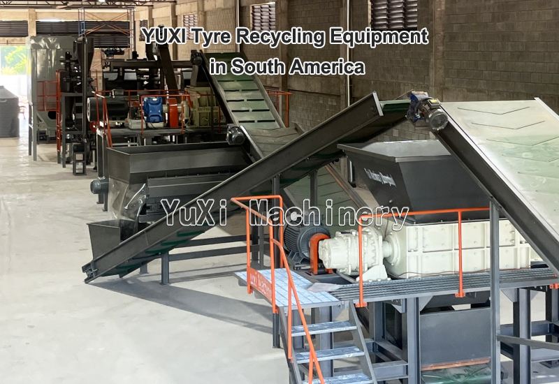 5t h ton waste tire recycling machine