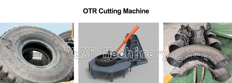 How to Dispose of Giant Waste Tires? Tire Cutting Machines Are the "Pioneers" of Recycling Lines 2 tire cutting machine 5